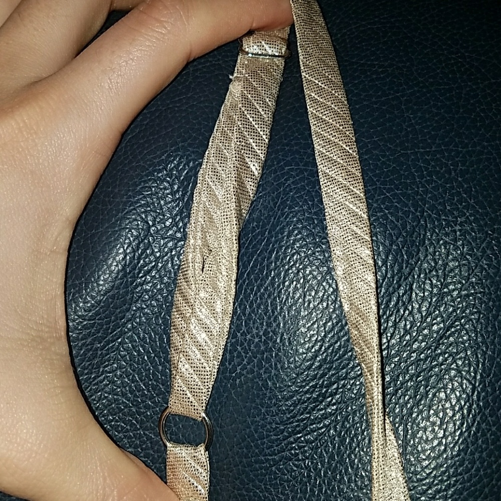 Bcbgeneration Long, Gold Spaghetti-Strap Dress - image 4